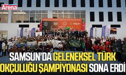 Samsun'da Geleneksel Türk Okçuluğu Şampiyonası sona erdi
