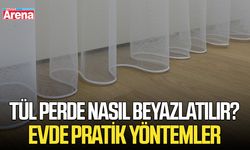 Tül perde nasıl beyazlatılır? Evde pratik yöntemler