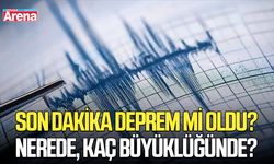 Son dakika deprem mi oldu! Nerede, kaç büyüklüğünde?