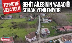 Terme'de şehit ailesine vefa