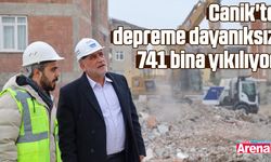 Canik'te depreme dayanıksız 741 bina yıkılıyor
