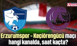Erzurumspor - Keçiörengücü maçı hangi kanalda, saat kaçta?