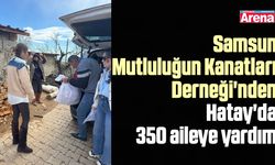 Samsun'dan Hatay'a uzanan yardım