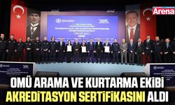 OMÜ Arama ve Kurtarma Ekibi sertifikasını aldı