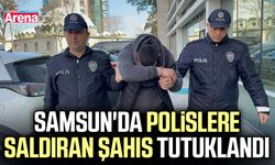 Samsun'da polislere saldıran şahıs tutuklandı