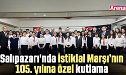 Salıpazarı'nda İstiklal Marşı’nın 105. yılına özel kutlama