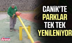 Canik'te parklar yenileniyor