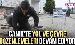 Canik’te yol ve çevre düzenlemeleri devam ediyor