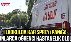 İlkokulda kar spreyi paniği! Onlarca öğrenci hastanelik oldu