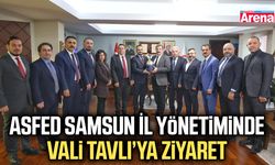 ASFED Samsun İl Yönetiminde Vali Tavlı’ya ziyaret