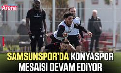 Samsunspor’da Konyaspor mesaisi devam ediyor