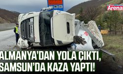 Samsun'da tır faciası! Direksiyon hakimiyetini kaybetti