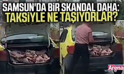 Samsun'da bir skandal daha: Taksiyle ne taşıyorlar?