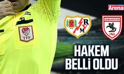 Samsunspor'un Rayo Vallecano maçına alman hakem