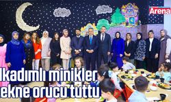 İlkadımlı minikler tekne orucu tuttu
