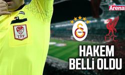 Galatasaray-Liverpool maçını hakemi belli oldu