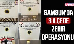 Samsun'da 3 ilçede zehir operasyonu!