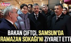 Bakan Çiftçi, Samsun'da Ramazan Sokağı'nı ziyaret etti