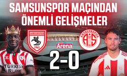 Samsunspor-Antalyaspor maçından önemli gelişmeler