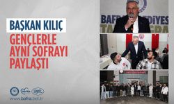 Başkan Kılıç iftar sofrasında gençlerle buluştu