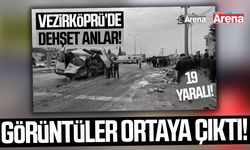 Vezirköprü'deki dehşet kazanın görüntüleri ortaya çıktı