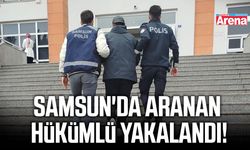 Samsun'da aranan hükümlü yakalandı!