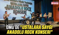 OMÜ’de "Ustalara Saygı Anadolu Rock Konseri"