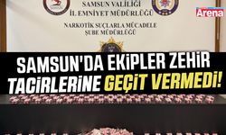 Samsun'da ekipler zehir tacirlerine geçit vermedi!