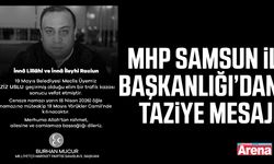 MHP Samsun, Aziz Uslu’nun vefatı nedeniyle taziye mesajı  yayımladı