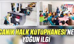 Canik Halk Kütüphanesi'ne yoğun ilgi