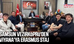 Samsun Vezirköprü'den Viyana'ya Erasmus stajı