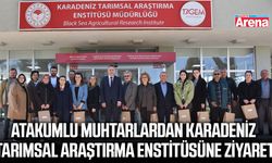 Atakumlu muhtarlardan Karadeniz Tarımsal Araştırma Enstitüsüne ziyaret