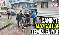 Canik’te mazgallar temizleniyor