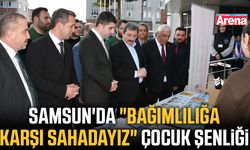 Samsun'da "Bağımlılığa Karşı Sahadayız" çocuk şenliği