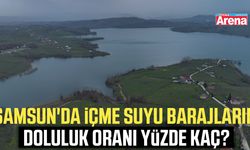 Samsun'a içme suyu sağlayan barajların doluluk oranı yüzde kaç?