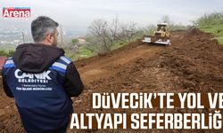 Düvecik’te yol ve altyapı seferberliği