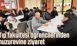 Samsun'da tıp fakültesi öğrencilerinden huzurevine ziyaret