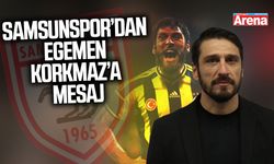 Samsunspor'dan Egemen Korkmaz'a geçmiş olsun mesajı