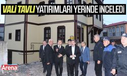 Vali Tavlı Samsun'da yatırımları inceledi