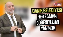 Canik Belediyesi her zaman öğrencilerin yanında