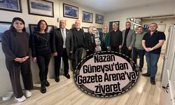 Nazan Güneysu'dan Gazete Arena'ya ziyaret