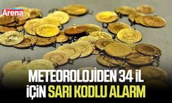 Meteorolojiden 34 il için sarı kodlu alarm
