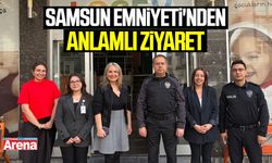 Samsun Emniyeti'nden Polis Haftası'nda anlamlı ziyaret
