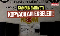 Samsun ehliyet sınavında yakalanan kopyacılar yakalandı