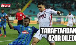 Samsunsporlu Elayis Tavsan taraftardan özür diledi