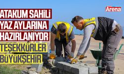 Samsun Büyükşehir, Atakum Sahili'nde yaz aylarına hazırlıyor