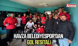 Havza Belediyespor'dan gol resitali