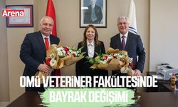 OMÜ Veteriner Fakültesinde bayrak değişimi