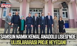 Samsun Namık Kemal Anadolu Lisesi'nde uluslararası proje heyecanı