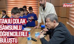Tanju Çolak Samsunlu öğrencilerle buluştu